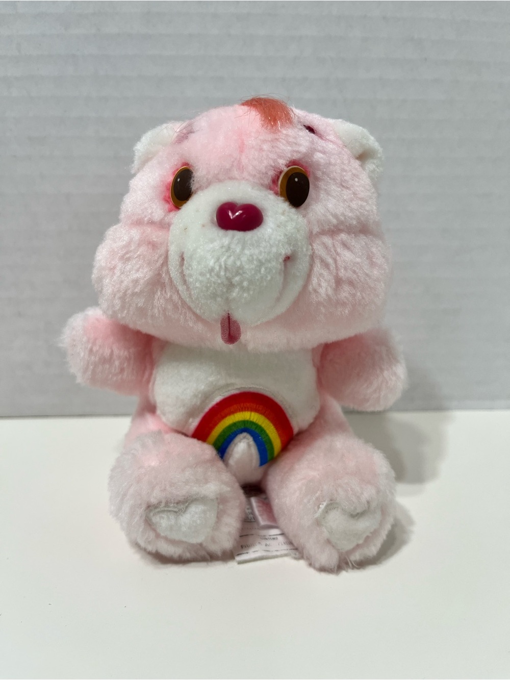 CARE BEARS Vintage 6” Cheer bear plush 80’s toy stuffed animal retro
